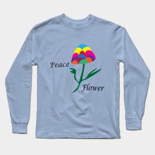 Peace Flower Long Sleeve T-Shirt